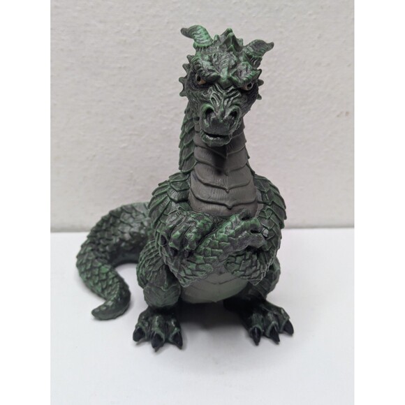🍁 3/$20 Safari Ltd GRUMPY DRAGON Figurine Toy 2016 Fantasy Dungeons Dragons DND - Picture 1 of 4